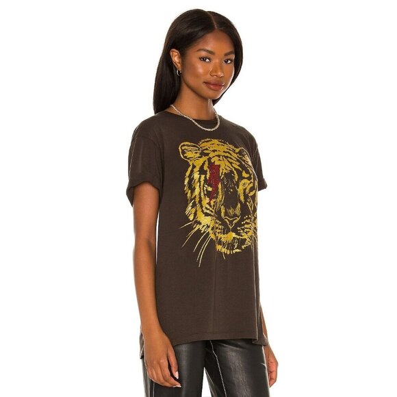 Chaser Tiger Union Black Graphic Tee Size: S NWT Festival Rock Vibes NWT - Picture 4 of 5